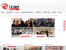 Tablet Screenshot of icanfrance.org